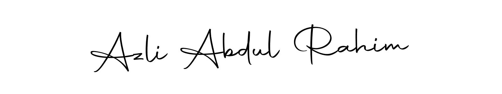 Make a beautiful signature design for name Azli Abdul Rahim. Use this online signature maker to create a handwritten signature for free. Azli Abdul Rahim signature style 10 images and pictures png