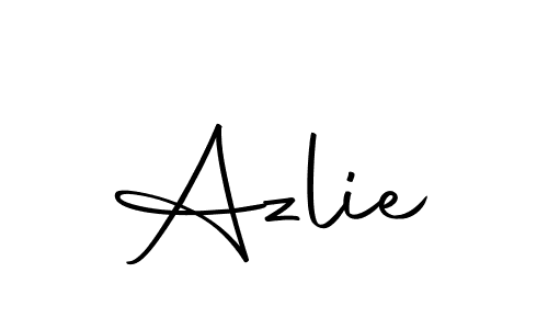 if you are searching for the best signature style for your name Azlie. so please give up your signature search. here we have designed multiple signature styles  using Autography-DOLnW. Azlie signature style 10 images and pictures png