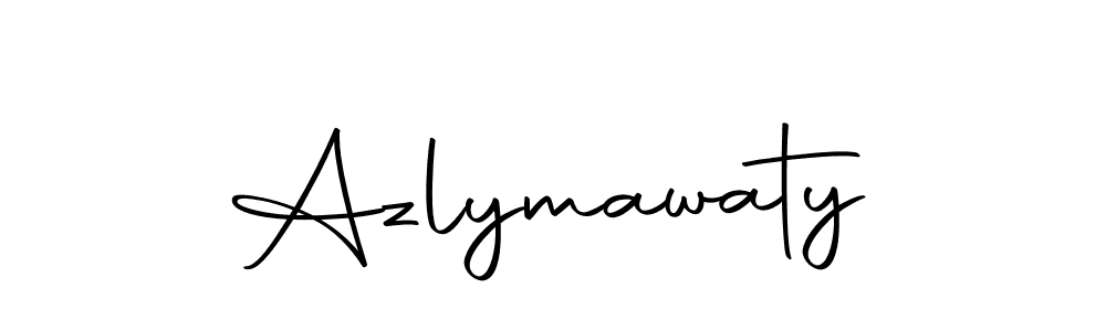 You can use this online signature creator to create a handwritten signature for the name Azlymawaty. This is the best online autograph maker. Azlymawaty signature style 10 images and pictures png