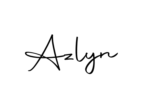 How to make Azlyn signature? Autography-DOLnW is a professional autograph style. Create handwritten signature for Azlyn name. Azlyn signature style 10 images and pictures png