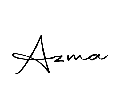 You should practise on your own different ways (Autography-DOLnW) to write your name (Azma) in signature. don't let someone else do it for you. Azma signature style 10 images and pictures png