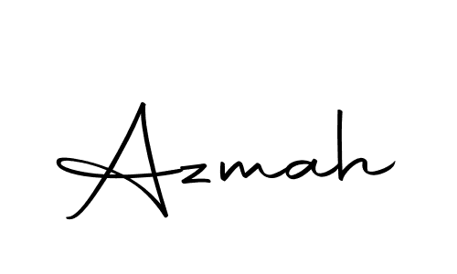 How to make Azmah signature? Autography-DOLnW is a professional autograph style. Create handwritten signature for Azmah name. Azmah signature style 10 images and pictures png