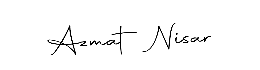 Also we have Azmat Nisar name is the best signature style. Create professional handwritten signature collection using Autography-DOLnW autograph style. Azmat Nisar signature style 10 images and pictures png