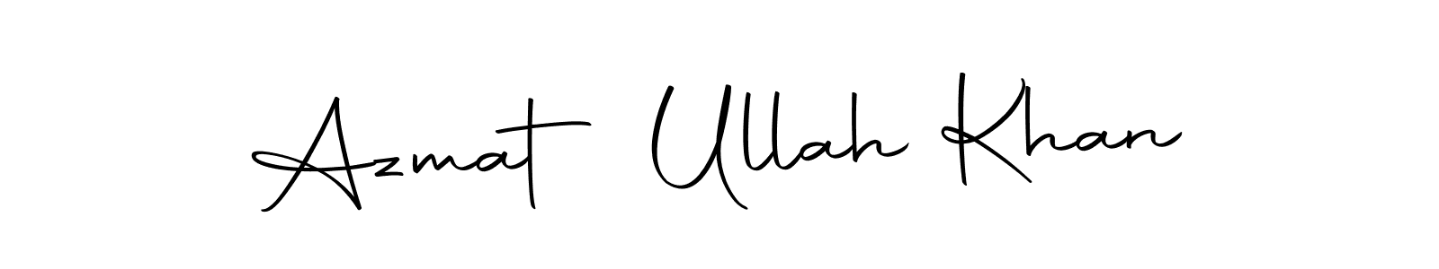 You can use this online signature creator to create a handwritten signature for the name Azmat Ullah Khan. This is the best online autograph maker. Azmat Ullah Khan signature style 10 images and pictures png