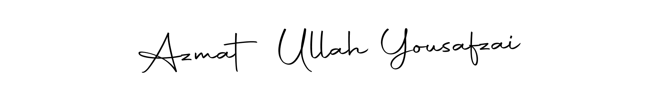 Azmat Ullah Yousafzai stylish signature style. Best Handwritten Sign (Autography-DOLnW) for my name. Handwritten Signature Collection Ideas for my name Azmat Ullah Yousafzai. Azmat Ullah Yousafzai signature style 10 images and pictures png