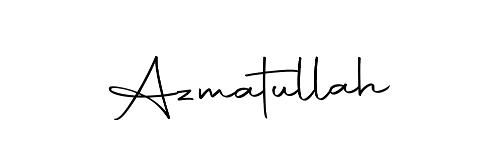 Make a beautiful signature design for name Azmatullah. With this signature (Autography-DOLnW) style, you can create a handwritten signature for free. Azmatullah signature style 10 images and pictures png
