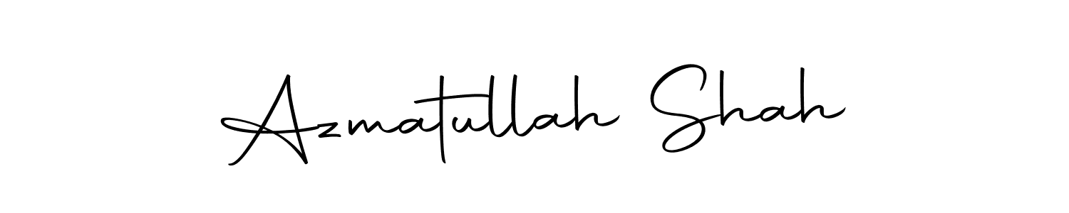 Make a beautiful signature design for name Azmatullah Shah. Use this online signature maker to create a handwritten signature for free. Azmatullah Shah signature style 10 images and pictures png
