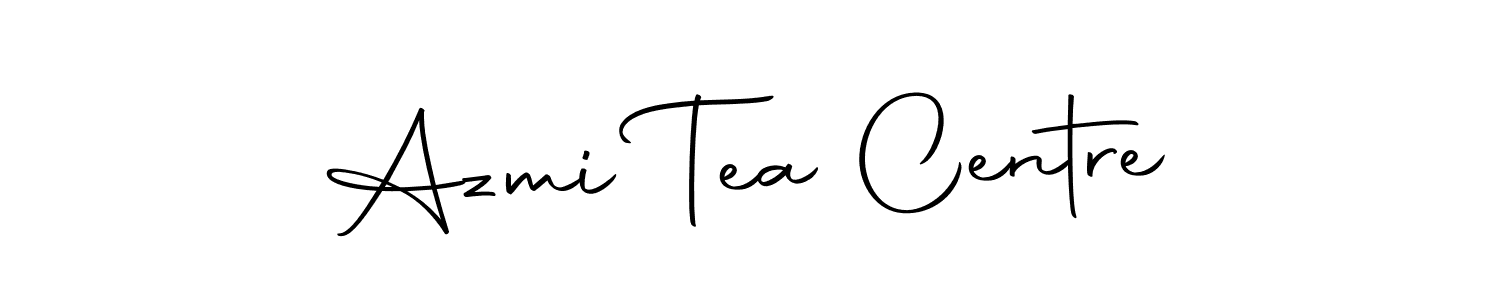 Create a beautiful signature design for name Azmi Tea Centre. With this signature (Autography-DOLnW) fonts, you can make a handwritten signature for free. Azmi Tea Centre signature style 10 images and pictures png