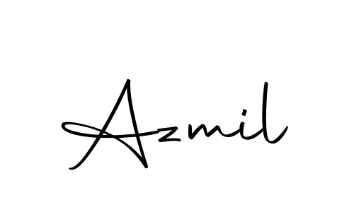 Make a beautiful signature design for name Azmil. Use this online signature maker to create a handwritten signature for free. Azmil signature style 10 images and pictures png