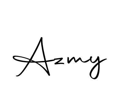 The best way (Autography-DOLnW) to make a short signature is to pick only two or three words in your name. The name Azmy include a total of six letters. For converting this name. Azmy signature style 10 images and pictures png