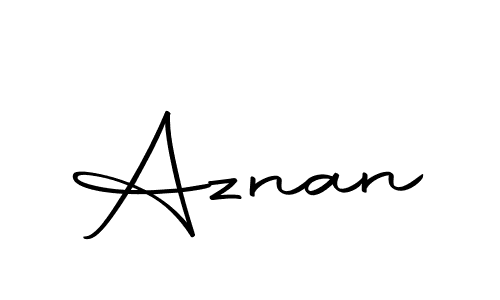 How to make Aznan signature? Autography-DOLnW is a professional autograph style. Create handwritten signature for Aznan name. Aznan signature style 10 images and pictures png