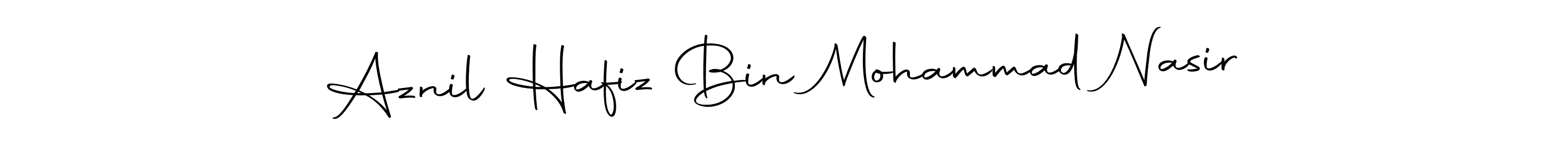 Make a beautiful signature design for name Aznil Hafiz Bin Mohammad Nasir. With this signature (Autography-DOLnW) style, you can create a handwritten signature for free. Aznil Hafiz Bin Mohammad Nasir signature style 10 images and pictures png