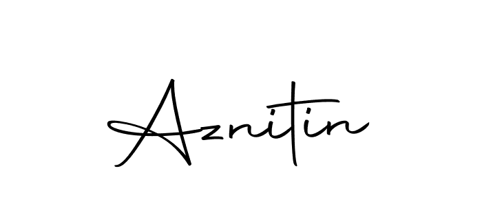 Make a beautiful signature design for name Aznitin. Use this online signature maker to create a handwritten signature for free. Aznitin signature style 10 images and pictures png