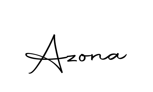 Design your own signature with our free online signature maker. With this signature software, you can create a handwritten (Autography-DOLnW) signature for name Azona. Azona signature style 10 images and pictures png