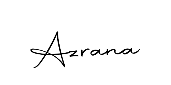 How to make Azrana signature? Autography-DOLnW is a professional autograph style. Create handwritten signature for Azrana name. Azrana signature style 10 images and pictures png