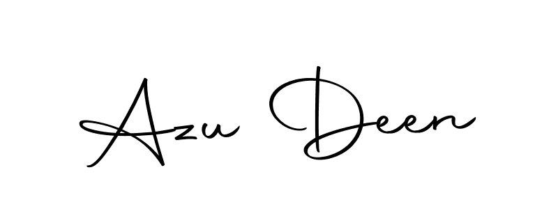 Make a short Azu Deen signature style. Manage your documents anywhere anytime using Autography-DOLnW. Create and add eSignatures, submit forms, share and send files easily. Azu Deen signature style 10 images and pictures png
