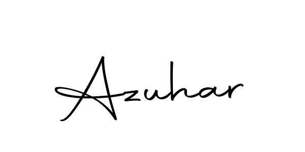 You should practise on your own different ways (Autography-DOLnW) to write your name (Azuhar) in signature. don't let someone else do it for you. Azuhar signature style 10 images and pictures png