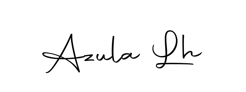 Use a signature maker to create a handwritten signature online. With this signature software, you can design (Autography-DOLnW) your own signature for name Azula Lh. Azula Lh signature style 10 images and pictures png