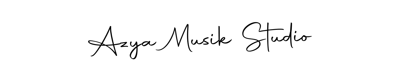 if you are searching for the best signature style for your name Azya Musik Studio. so please give up your signature search. here we have designed multiple signature styles  using Autography-DOLnW. Azya Musik Studio signature style 10 images and pictures png