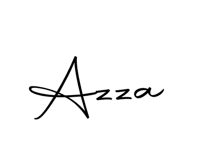 How to make Azza signature? Autography-DOLnW is a professional autograph style. Create handwritten signature for Azza name. Azza signature style 10 images and pictures png