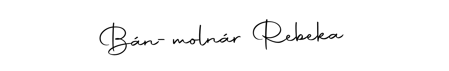 It looks lik you need a new signature style for name Bán-molnár Rebeka. Design unique handwritten (Autography-DOLnW) signature with our free signature maker in just a few clicks. Bán-molnár Rebeka signature style 10 images and pictures png