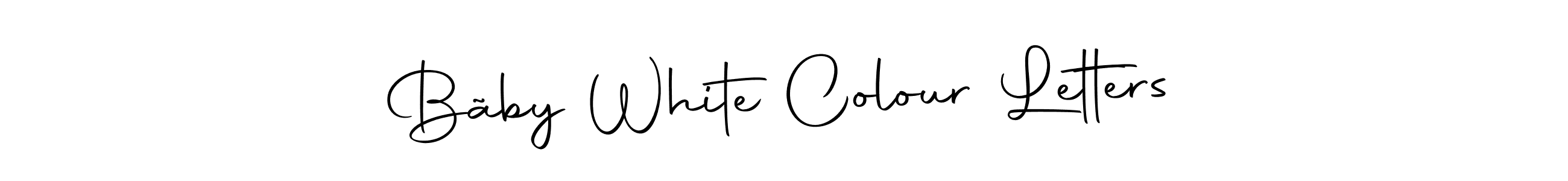 You can use this online signature creator to create a handwritten signature for the name Bãby White Colour Letters. This is the best online autograph maker. Bãby White Colour Letters signature style 10 images and pictures png