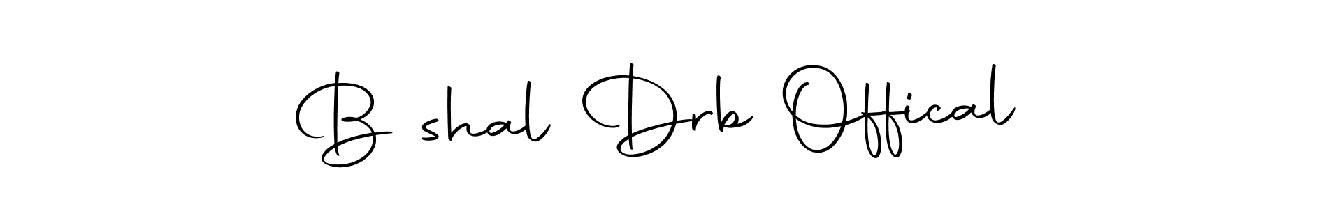 How to make Bİshal Drb Offical name signature. Use Autography-DOLnW style for creating short signs online. This is the latest handwritten sign. Bİshal Drb Offical signature style 10 images and pictures png