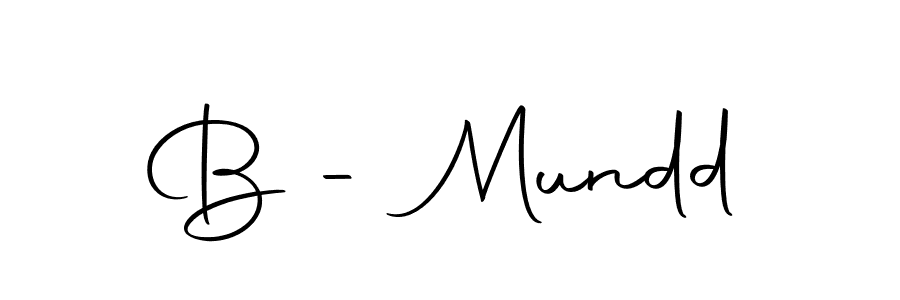 You can use this online signature creator to create a handwritten signature for the name B - Mundd. This is the best online autograph maker. B - Mundd signature style 10 images and pictures png