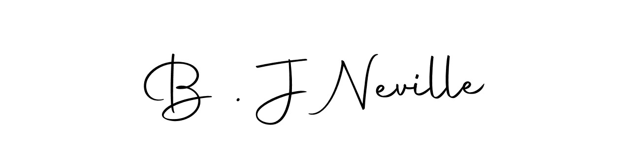 Also we have B . J Neville name is the best signature style. Create professional handwritten signature collection using Autography-DOLnW autograph style. B . J Neville signature style 10 images and pictures png