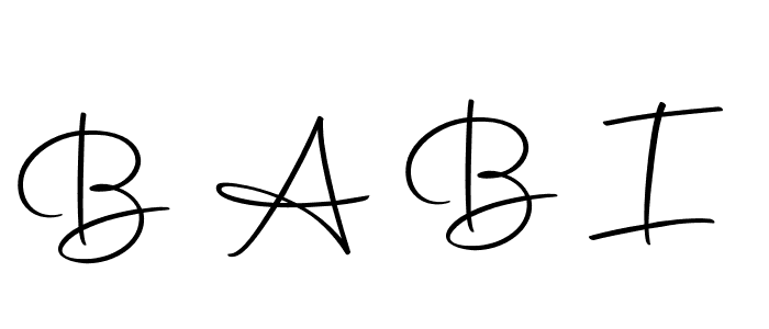 How to Draw B A B I signature style? Autography-DOLnW is a latest design signature styles for name B A B I. B A B I signature style 10 images and pictures png