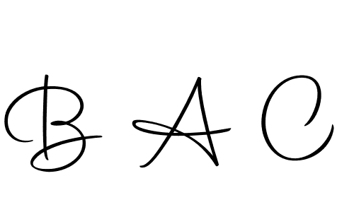 Use a signature maker to create a handwritten signature online. With this signature software, you can design (Autography-DOLnW) your own signature for name B A C. B A C signature style 10 images and pictures png