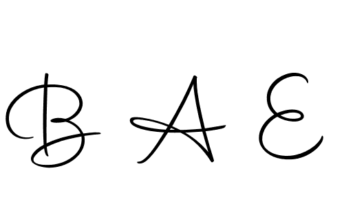 How to make B A E signature? Autography-DOLnW is a professional autograph style. Create handwritten signature for B A E name. B A E signature style 10 images and pictures png