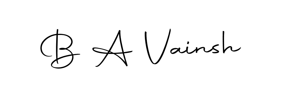 Make a beautiful signature design for name B A Vainsh. Use this online signature maker to create a handwritten signature for free. B A Vainsh signature style 10 images and pictures png