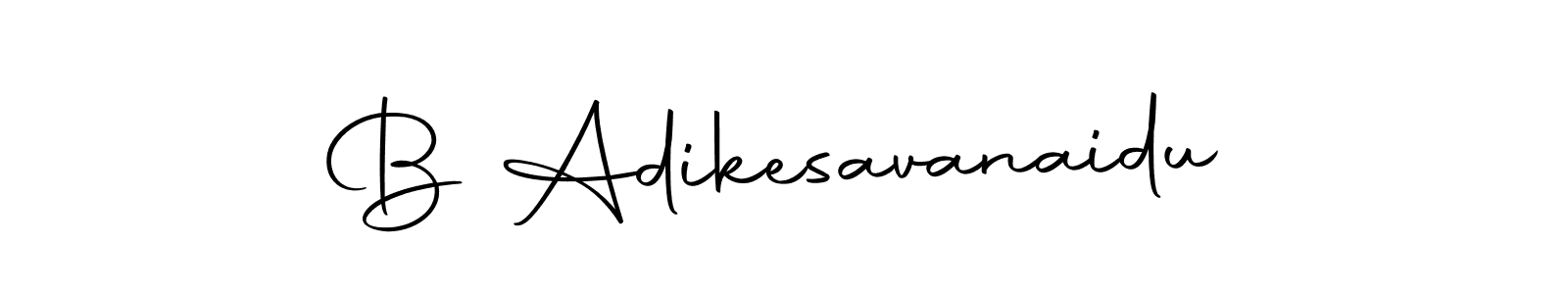 You can use this online signature creator to create a handwritten signature for the name B Adikesavanaidu. This is the best online autograph maker. B Adikesavanaidu signature style 10 images and pictures png