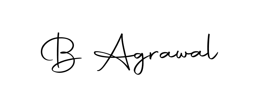 Make a beautiful signature design for name B Agrawal. Use this online signature maker to create a handwritten signature for free. B Agrawal signature style 10 images and pictures png