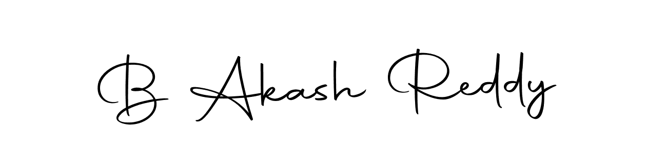 Make a beautiful signature design for name B Akash Reddy. With this signature (Autography-DOLnW) style, you can create a handwritten signature for free. B Akash Reddy signature style 10 images and pictures png