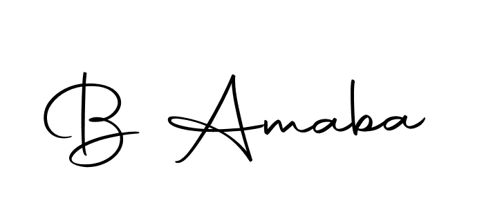 Make a beautiful signature design for name B Amaba. With this signature (Autography-DOLnW) style, you can create a handwritten signature for free. B Amaba signature style 10 images and pictures png