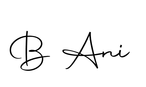 The best way (Autography-DOLnW) to make a short signature is to pick only two or three words in your name. The name B Ani include a total of six letters. For converting this name. B Ani signature style 10 images and pictures png