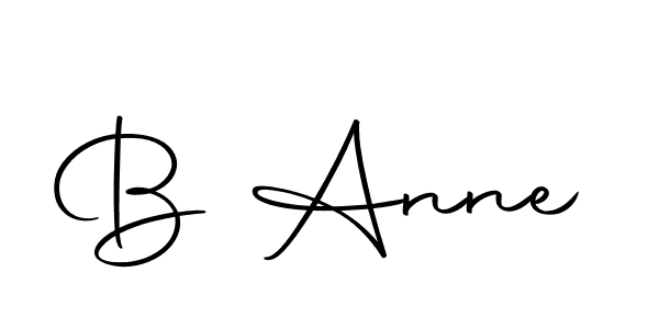 The best way (Autography-DOLnW) to make a short signature is to pick only two or three words in your name. The name B Anne include a total of six letters. For converting this name. B Anne signature style 10 images and pictures png