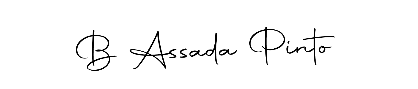 Make a beautiful signature design for name B Assada Pinto. With this signature (Autography-DOLnW) style, you can create a handwritten signature for free. B Assada Pinto signature style 10 images and pictures png