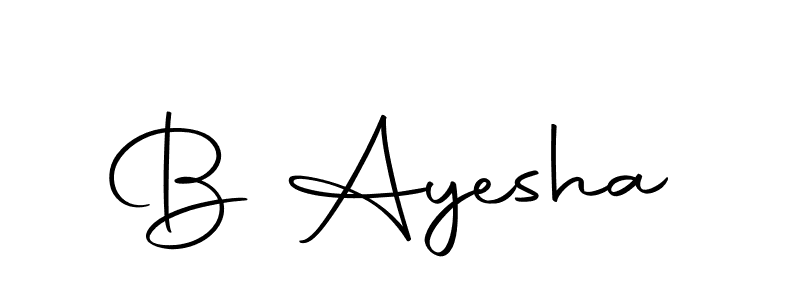 Autography-DOLnW is a professional signature style that is perfect for those who want to add a touch of class to their signature. It is also a great choice for those who want to make their signature more unique. Get B Ayesha name to fancy signature for free. B Ayesha signature style 10 images and pictures png