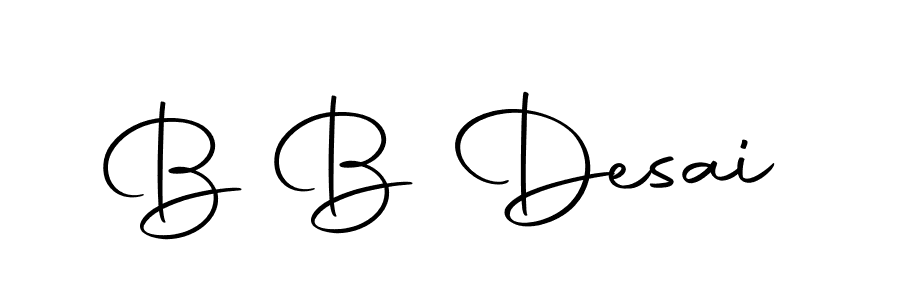 B B Desai stylish signature style. Best Handwritten Sign (Autography-DOLnW) for my name. Handwritten Signature Collection Ideas for my name B B Desai. B B Desai signature style 10 images and pictures png