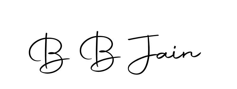 How to make B B Jain name signature. Use Autography-DOLnW style for creating short signs online. This is the latest handwritten sign. B B Jain signature style 10 images and pictures png