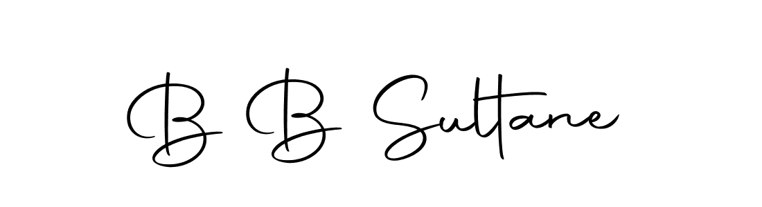 The best way (Autography-DOLnW) to make a short signature is to pick only two or three words in your name. The name B B Sultane include a total of six letters. For converting this name. B B Sultane signature style 10 images and pictures png