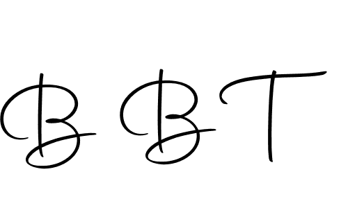 How to make B B T signature? Autography-DOLnW is a professional autograph style. Create handwritten signature for B B T name. B B T signature style 10 images and pictures png