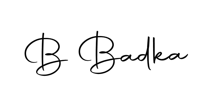 How to Draw B Badka signature style? Autography-DOLnW is a latest design signature styles for name B Badka. B Badka signature style 10 images and pictures png