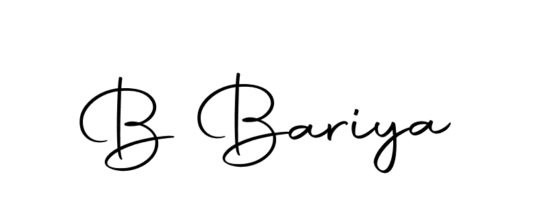 Also we have B Bariya name is the best signature style. Create professional handwritten signature collection using Autography-DOLnW autograph style. B Bariya signature style 10 images and pictures png