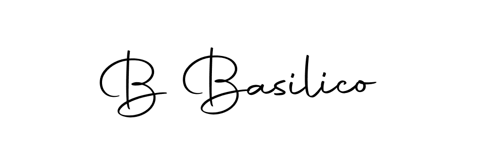 How to make B Basilico signature? Autography-DOLnW is a professional autograph style. Create handwritten signature for B Basilico name. B Basilico signature style 10 images and pictures png
