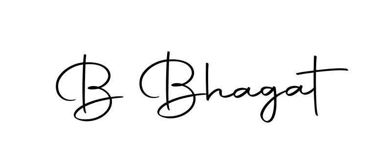 How to make B Bhagat name signature. Use Autography-DOLnW style for creating short signs online. This is the latest handwritten sign. B Bhagat signature style 10 images and pictures png