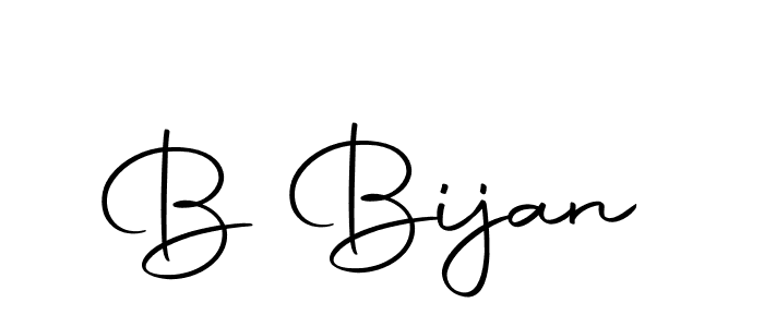 How to make B Bijan signature? Autography-DOLnW is a professional autograph style. Create handwritten signature for B Bijan name. B Bijan signature style 10 images and pictures png